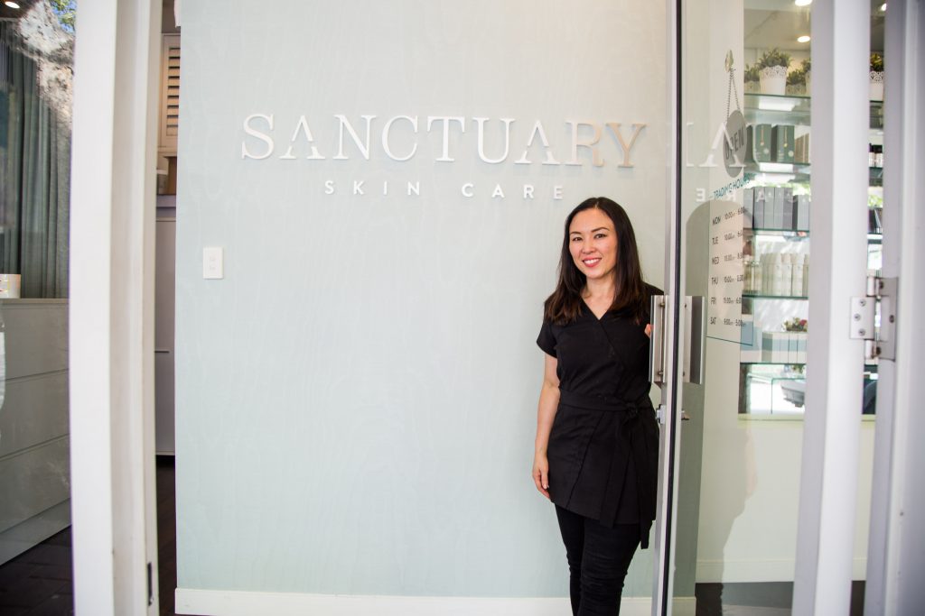 Natasha, owner of Sanctuary Skin Care