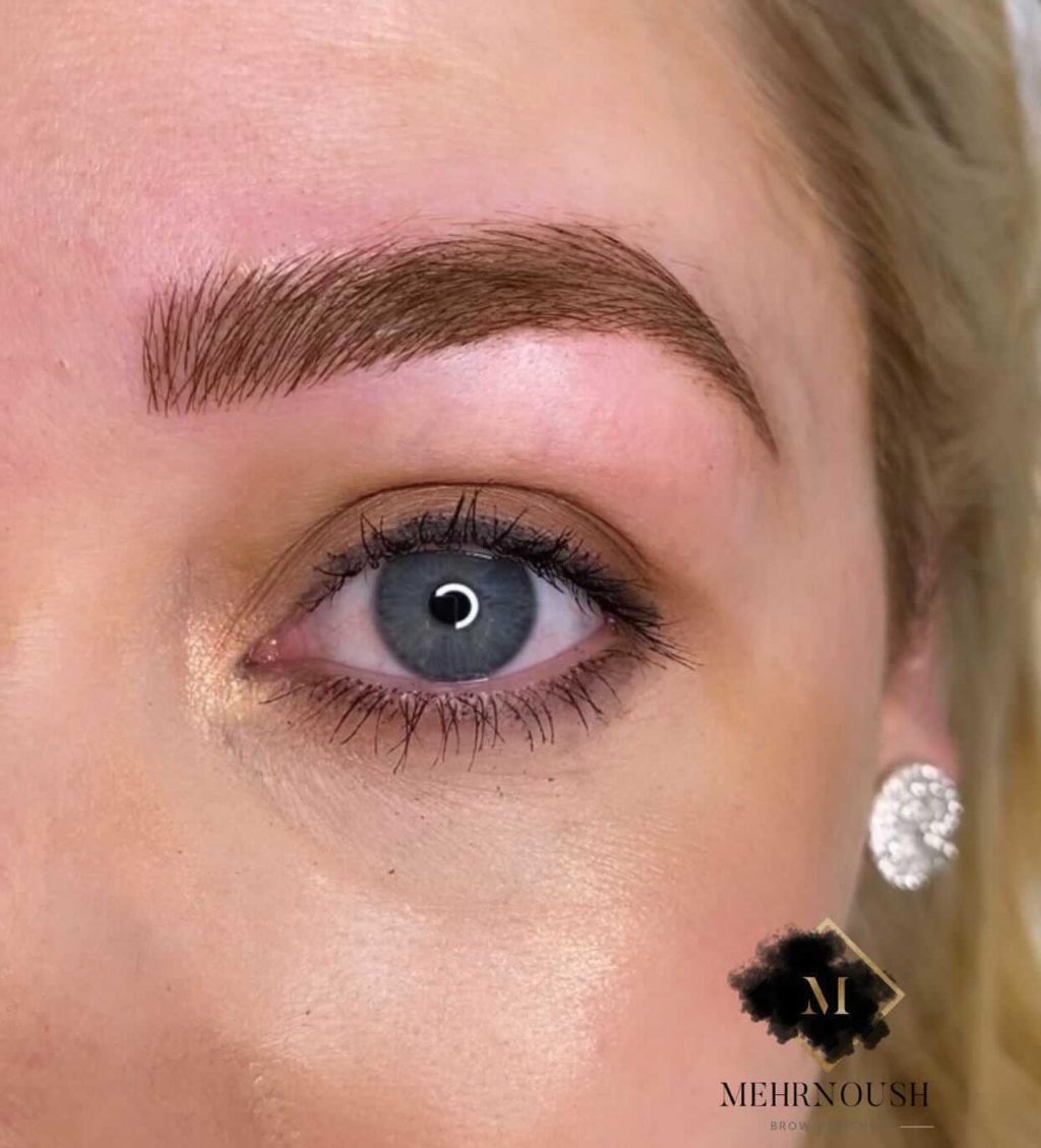 Eyebrow Microblading after photo